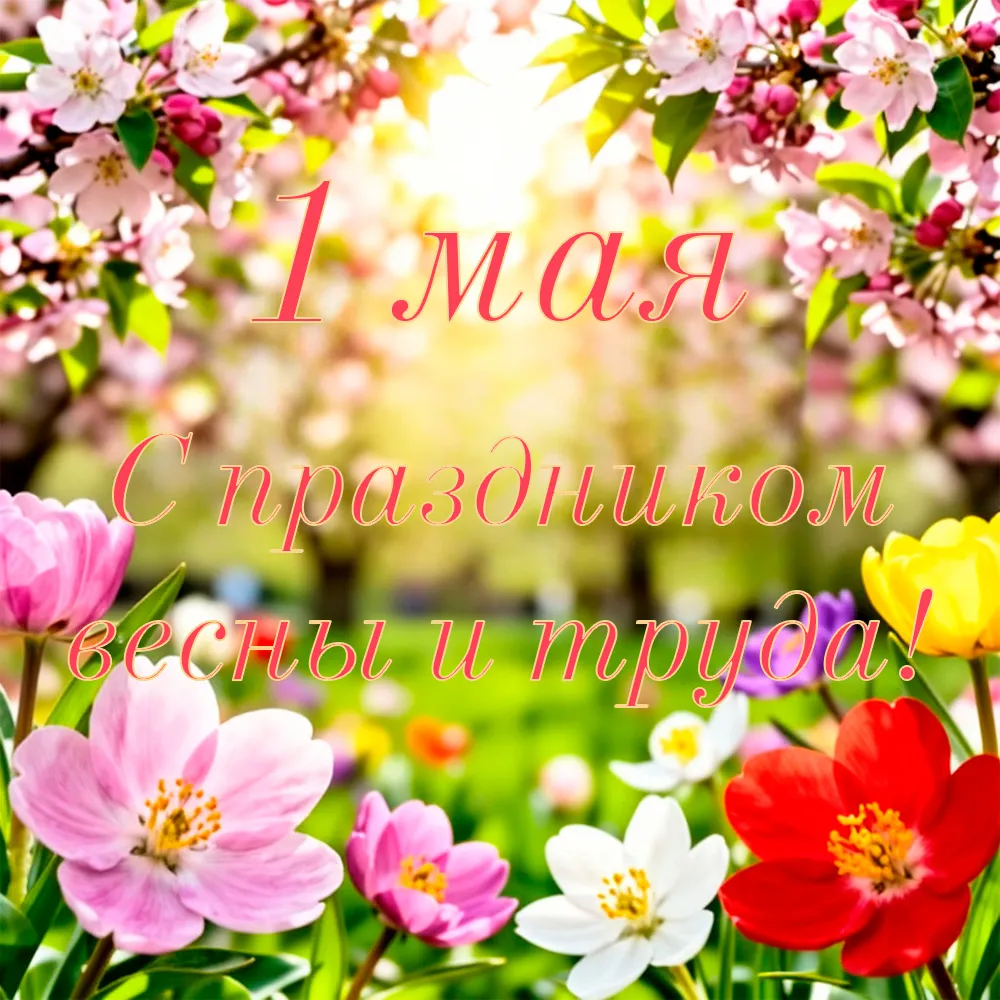 С праздником весны и труда!