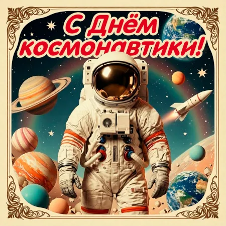 С днём космонавтики!
